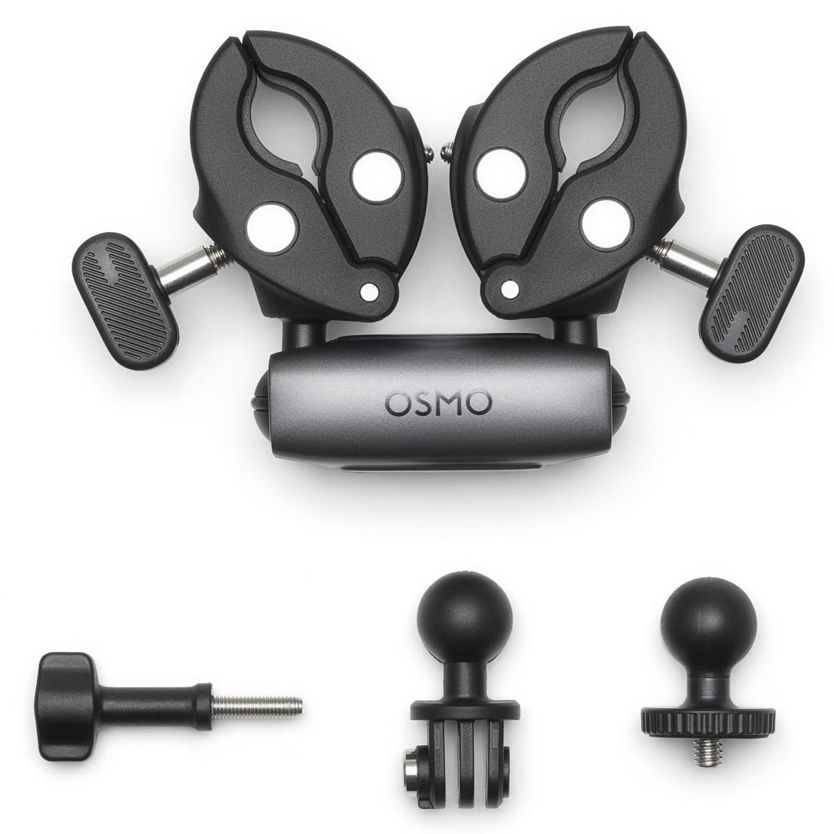 dji Abrazadera Doble de Alta Resistencia Osmo, Compatibilidad: Osmo Nano, Osmo 360, Osmo Action 3, Osmo Action 4, Osmo Action 5 Pro