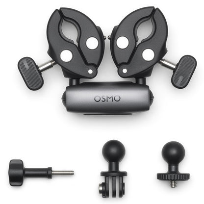 dji Abrazadera Doble de Alta Resistencia Osmo, Compatibilidad: Osmo Nano, Osmo 360, Osmo Action 3, Osmo Action 4, Osmo Action 5 Pro