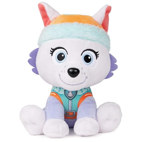 GUND Official Paw Patrol Everest en Uniforme de Rescate de Nieve, Juguete de Peluche para niños de 1 año en adelante, 6 Pulgadas (los Estilos Pueden Variar)