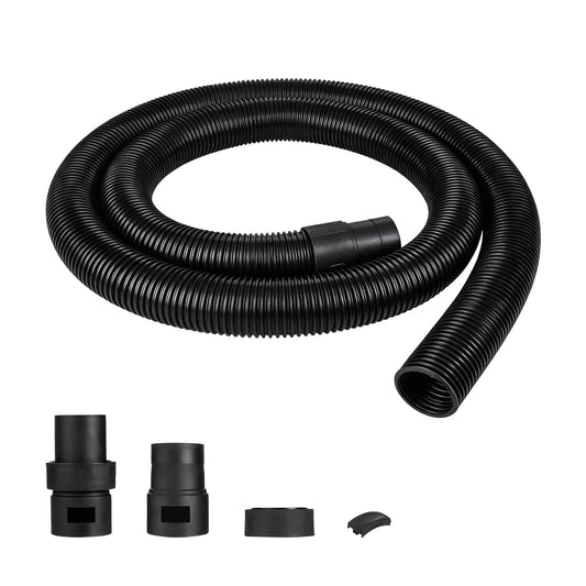 Shop-Vac 9050333 - Manguera de 2.5 pulgadas de diámetro x 8 pies de longitud, largo alcance, manguera de aspiradora, negro, (paquete de 1)
