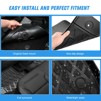 Nilight Tapetes para Chevy Traverse 2009-2017/2008-2017 Buick Enclave / 2007-2010 Saturn Outlook / 2007-2016 GMC Acadia para Todo Tipo de Clima, Ajuste Personalizado para Todo Tipo de Clima