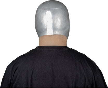 REV Máscara De Luchador Mexicano Leyenda Plateada Para Adulto, Diseño Clasico Enmascarado De Lucha Libre, Ideal Para Halloween, Eventos Deportivos, Cosplay, Porras Y Partidos