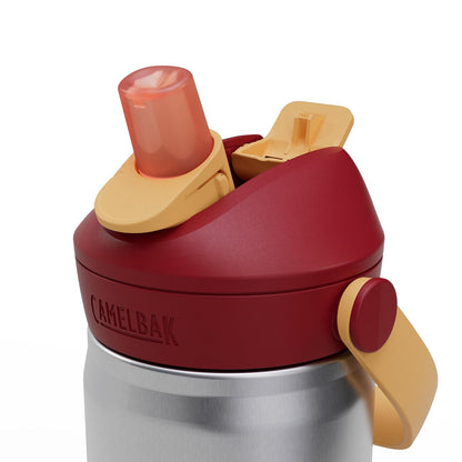 CamelBak Thrive - Botella de Agua de Acero Inoxidable para niños con popote, 12 onzas