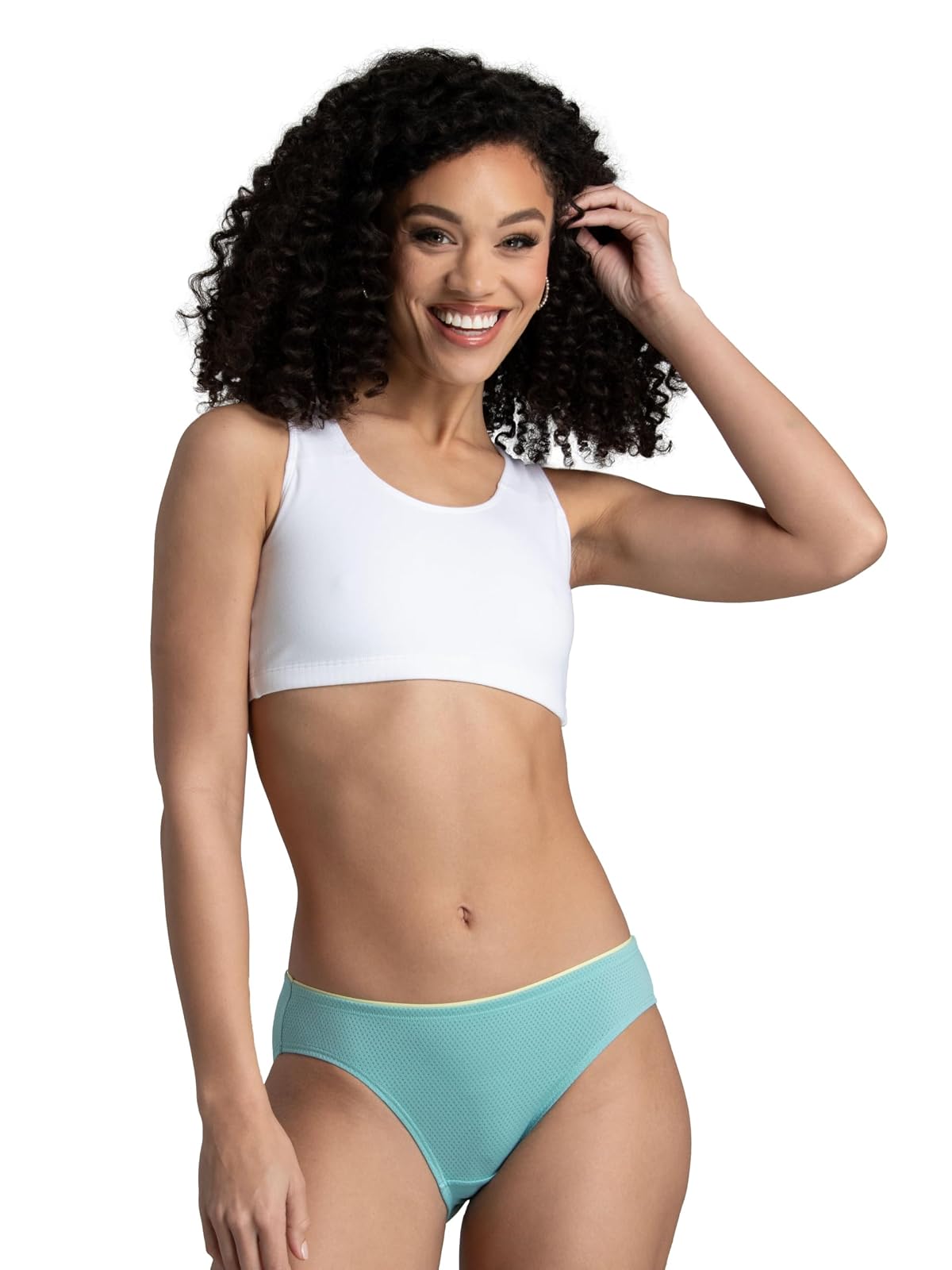 Fruit of The Loom Pantaleta Transpirable de Algodón Pack de 6 para Mujer