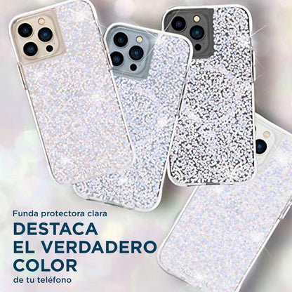 Case-Mate iPhone 14 Plus Case - Twinkle Diamond [10FT Drop Protection] [Compatible with MagSafe] Magnetic Cover with Cute Bling Sparkle for iPhone 14 Plus 6.7", Anti-Scratch, Shock Absorbent, Slim Fit