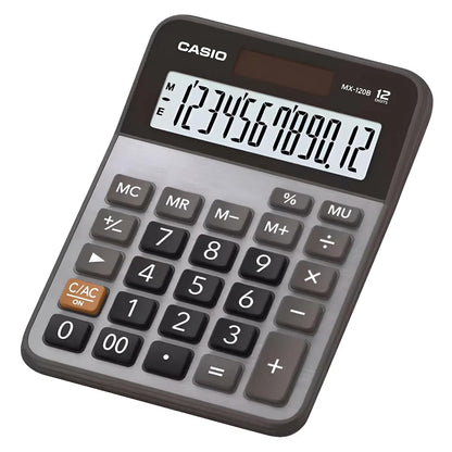 Casio Calculadora Básica MX-120B | 12 dígitos | Negro