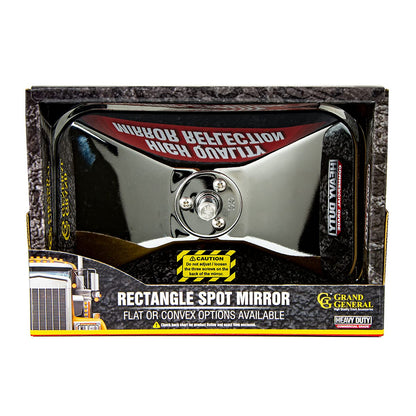 GG Grand General 33086 - Espejo plano rectangular de acero inoxidable de 5-1/2 x 8-1/2 pulgadas