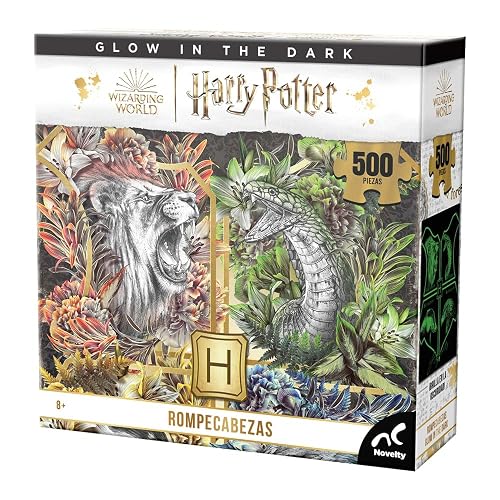 Novelty Corp Rompe de Colección Harry Potter Glow In The Dark 500 Pz [Modelo Surtido], 1 unidad