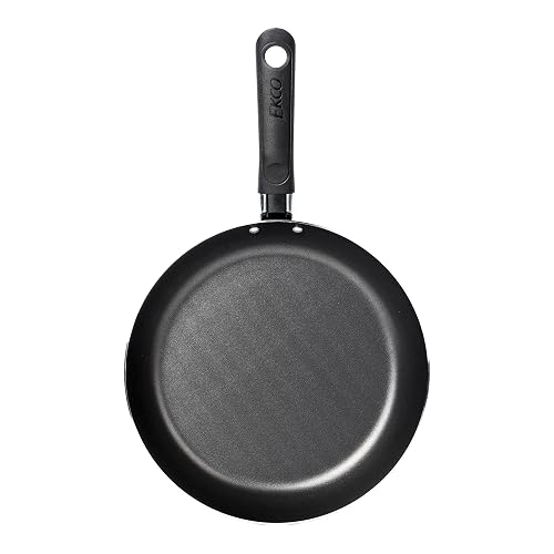 Ekco | Juego de Sartenes con Antiadherente Origenes 3 Piezas de Aluminio | Distribución uniforme del calor, Libre de PFOA, Mangos ergonómicos, Medidas 18, 20 y 24 cm, Cocción rápida