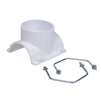 Oatey 4 x 4 pulgadas. Kit de playera de sillín de PVC