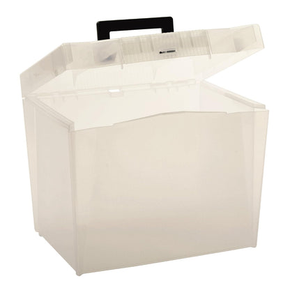 Pendaflex Caja Para Archivo, Para Documentos Carta, Con Riel Para Fólder Colgante, Con Manija, Plástico Resistente, Color Multicolor, Paquete De 1 (20881)