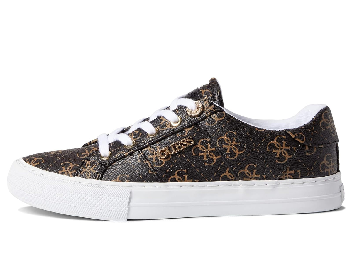GUESS Loven Tenis Casual para Mujer - 27.0 cm - Café
