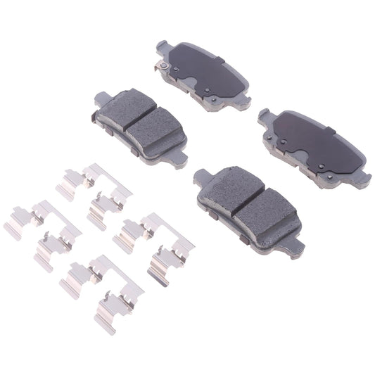 ACDelco Silver 14D1857CHF1 Juego de Pastillas de Freno de Disco Trasero de Cerámica con Clips