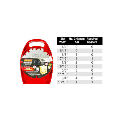 Freud SD206 6-Inch Professional Dado