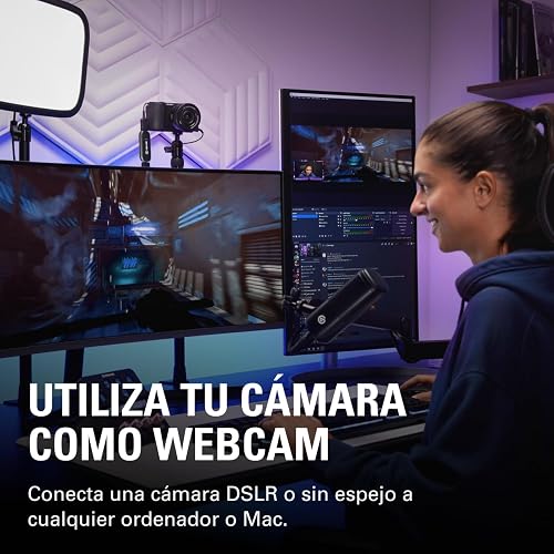 Elgato CAM Link 4K, capturadora Externa de cámara | Para DSLR/videocámara, webcam, reuniones, streams, 1080p60/4K30-60, compatible con OBS/Zoom/Discord, PC/Mac/iPad