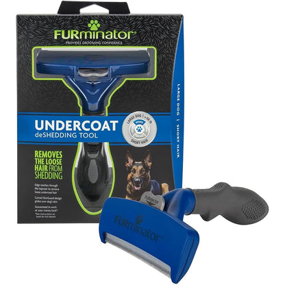 Furminator Short Hair deShedding Tool for Large Dogs, Standard