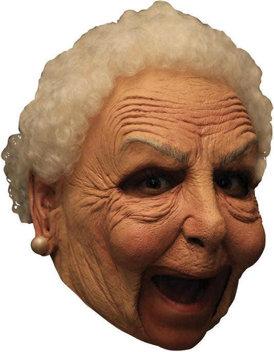 Máscara Divertida de Abuelita Viejita Chinless, Máscaras Divertidas Ideales para Disfraz de Halloween