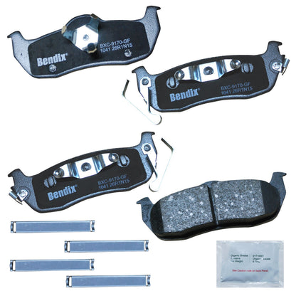 Bendix Priority1 Pastillas de Freno Traseras de Cerámica - CFC1041