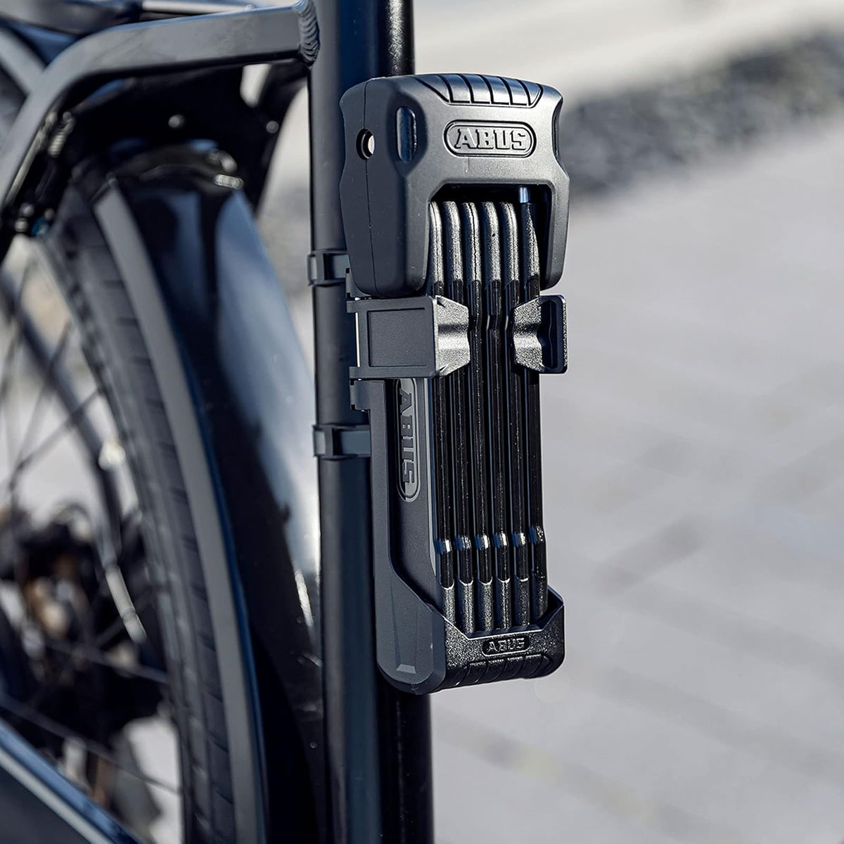 ABUS Bordo Granit 6500K Candado plegable con soporte SH - Candado para bicicleta con cilindro XPlus para alta protección contra manipulaciones - Nivel de seguridad 15 - Longitud 90 cm