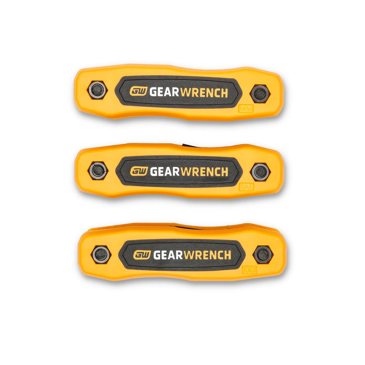 GearWrench 83512 - Juego de 25 llaves Allen plegables SAE/métricas/Torx