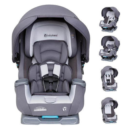 Baby Trend Cover Me Asiento Convertible de Automóvil 4 en 1 de 1.8 a 45.4 kg, Toldo Ajustable Integrado con Protección Solar UPF 50+, Vespa