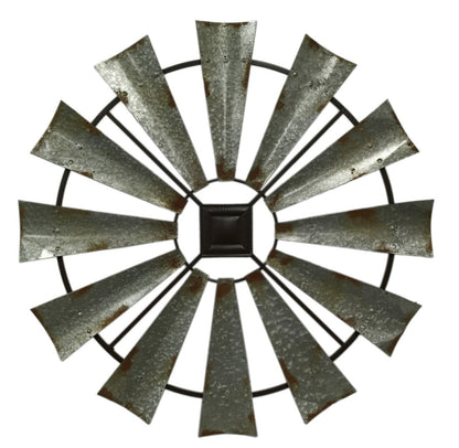 Decoración de Pared de Metal, 109 x 58 cm, Color Dorado, Rústico, Gris/Negro, 40" x 40", 1, 1