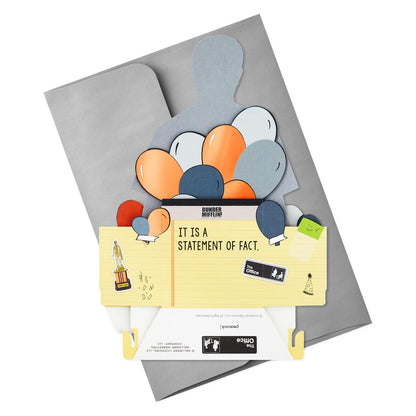 Hallmark Paper Wonder Tarjeta de cumpleaños emergente divertida (The Office, Dwight Schrute)