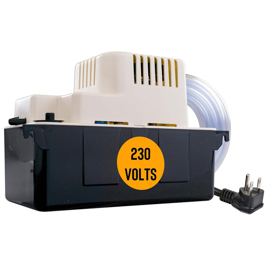 Little Giant VCMA-20ULST, 230 voltios, 80 GPH, bomba de extracción de | Cable de 6 pies con enchufe de 230 V, interruptor de seguridad, tubería, 1/30 HP, apagado de 20 pies, automático