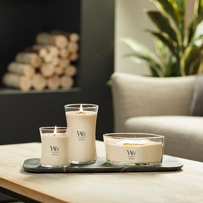 Virginia Candle Company Woodwick Vela Vainilla en Tarro Mediano
