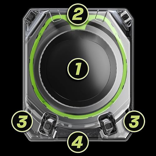 Beyblade X Xtreme Juego de Batalla con Arena con riel X-Celerator, 2 Juguetes de Punta giratoria Derecha, 2 lanzadores, Juguetes para niños y niñas, 8 +