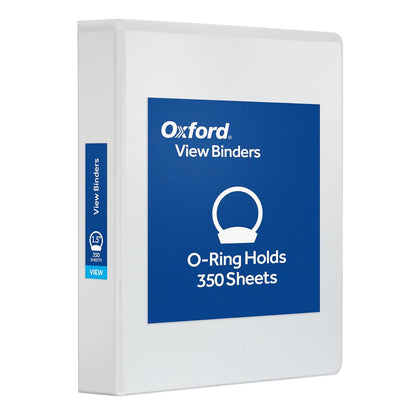 Oxford Carpeta de Anillos Redondos Blanca - 3,81cm