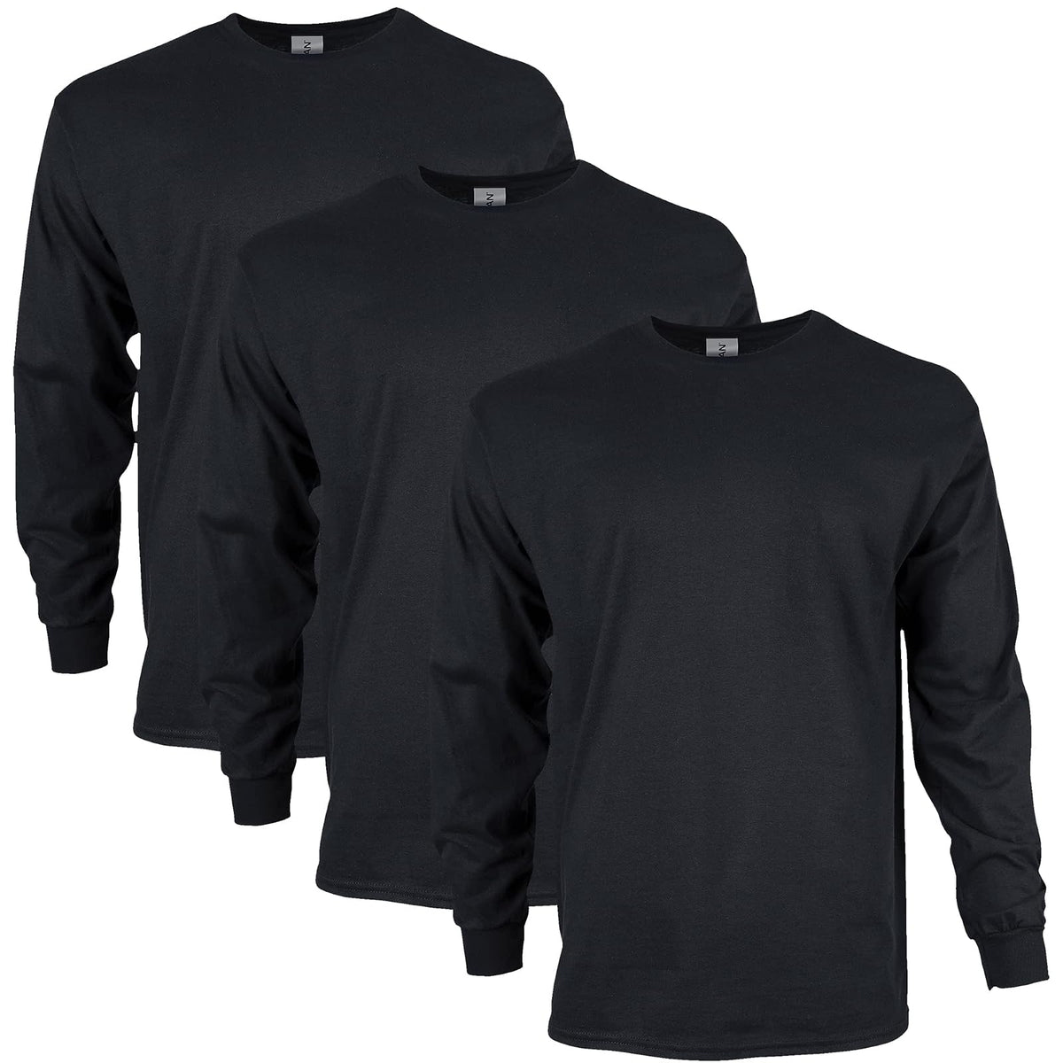 Gildan Playera Tipo Tank de Algodón para Hombre, G220 - XXL - Negro (3 paquetes)