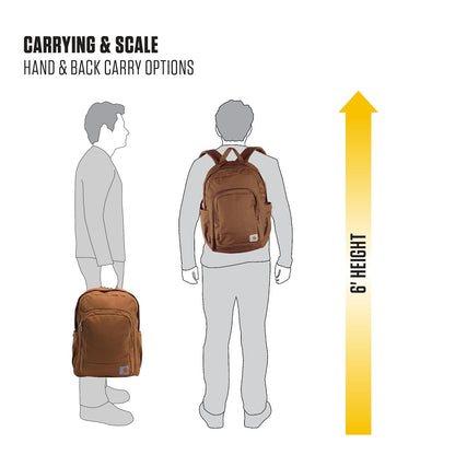 Carhartt 25l Classic Laptop Daypack, Durable Water-resistant Pack With Laptop Sleeve Mochila 25L Unisex adulto