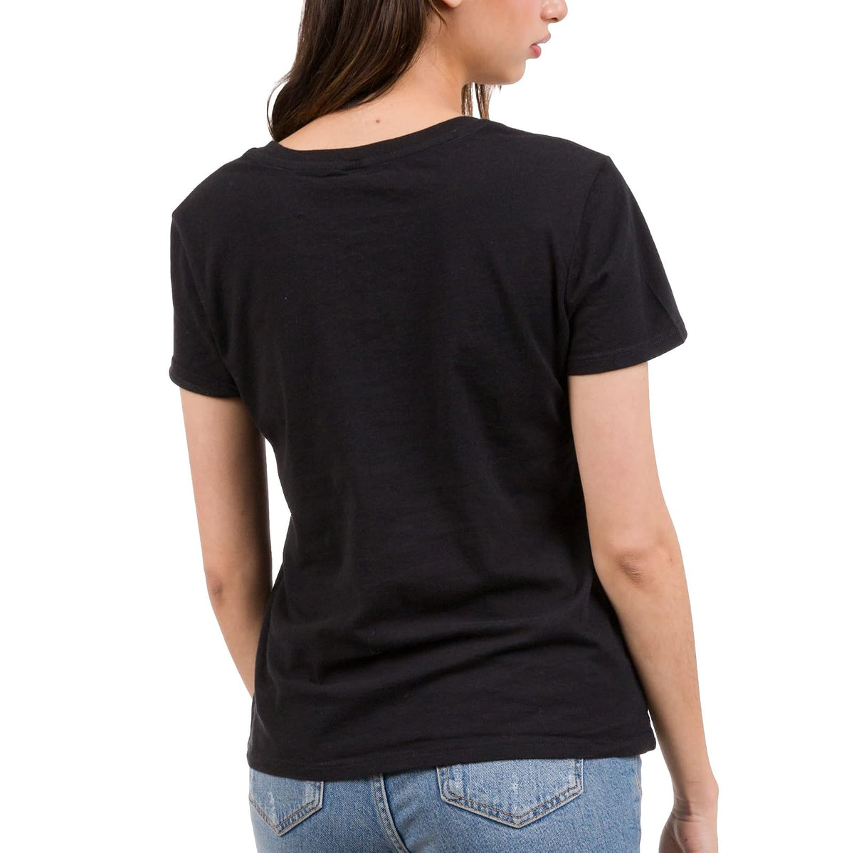 Junk Food San Francisco 49ers Script Team Name - Playera de Manga Corta para Mujer Playera Mujer
