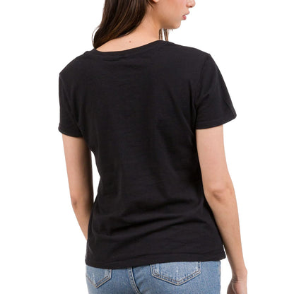 Junk Food San Francisco 49ers Script Team Name - Playera de Manga Corta para Mujer Playera Mujer