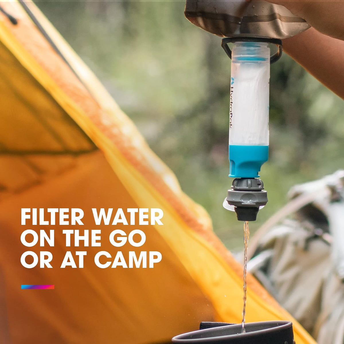 HydraPak - Kit de filtro de 28 mm, accesorio de filtración de agua, flujo rápido, perfecto para senderismo, camping, viajes y preparación para emergencias