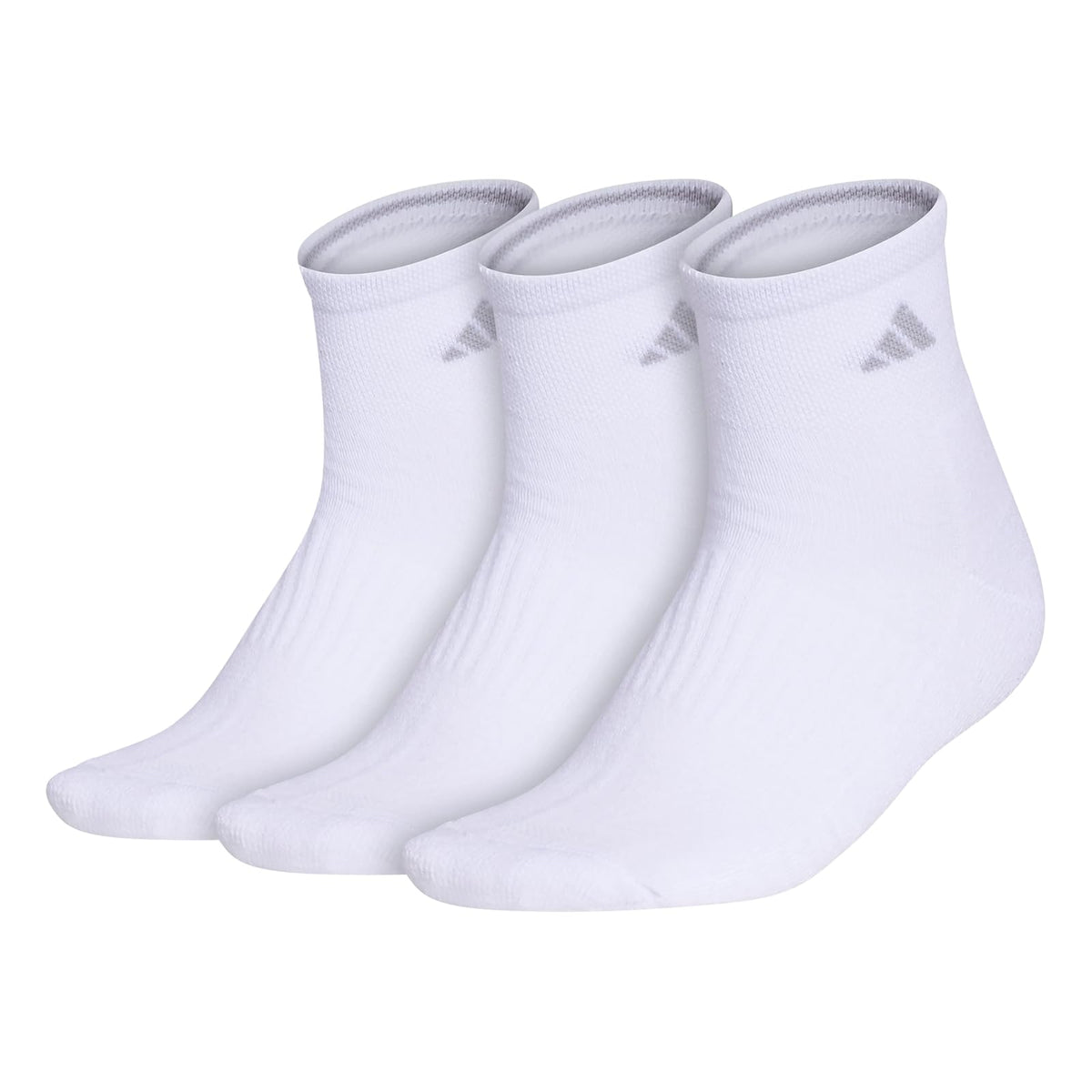 adidas Cushioned Quarter Socks (3-pair) Over the Ankle Fit With Arch Compression Calcetín de cuarto Mujer