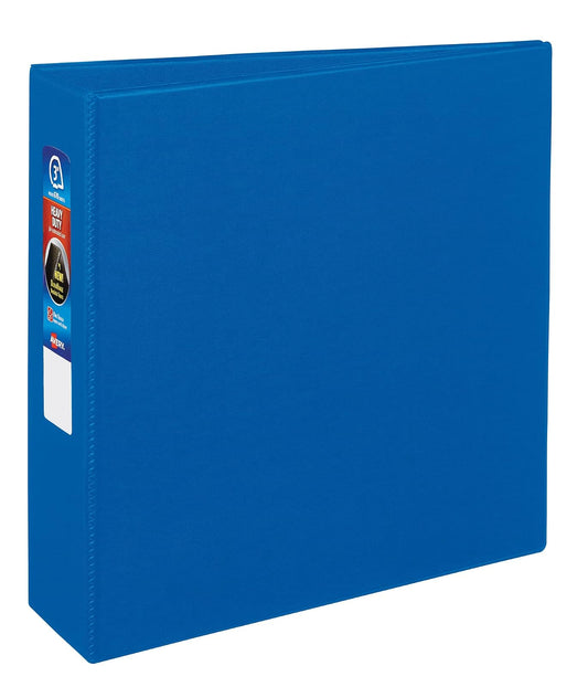 Avery Heavy-Duty Binder with 3-Inch One Touch EZD Ring, Blue (79883)