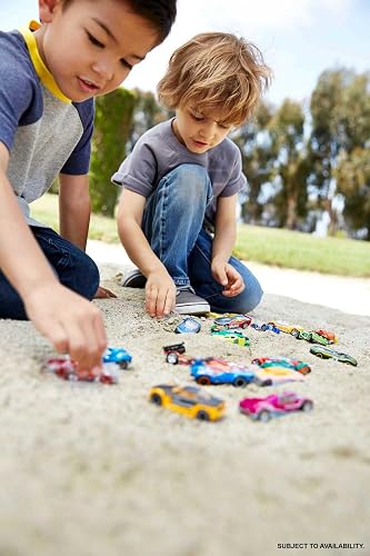 Hot Wheels Diecast Paquete de 20 Vehículos de Juguete con 2 Exclusivos para Niños de 3 Años