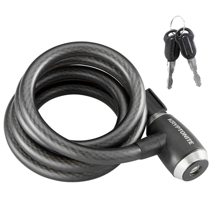 Kryptonite KryptoFlex - Cable de Bloqueo para Bicicleta, 2 pies de Largo, 15 mm de Grosor, Resistente Cable de Acero Trenzado antirrobo, Cerradura de Seguridad para Equipos al Aire última