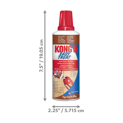 KONG XS1 Easy Treat Crema Higado para Perros, Blanco, 8-ounce