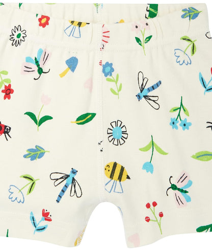 Moon and Back by Hanna Andersson Conjunto de Pijama Corto de algodón orgánico de 2 Piezas Conjunto de Pijama para Unisex niño