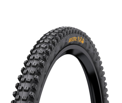 Continental Argotal - Neumático para Bicicleta descendente, sin cámara, Plegable, Negro, Carcasa descendente, Compuesto Suave, E25, tamaños de 27.5 o 29 Pulgadas