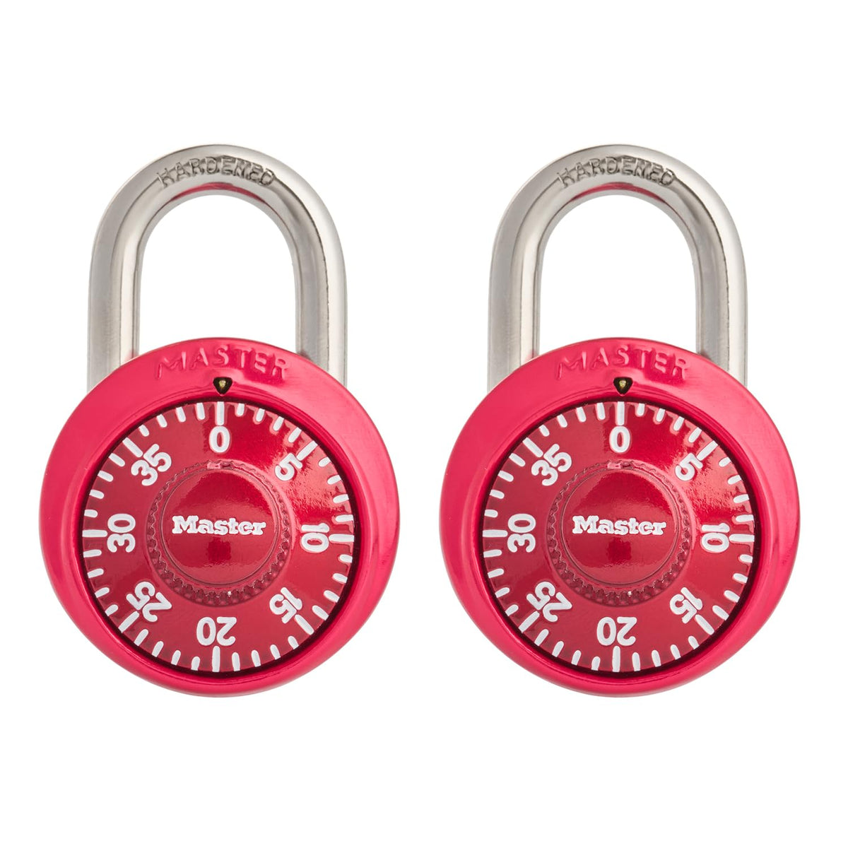 Master Lock 1530T Candado de combinación de cerradura, 2 unidades (paquete de 1), los colores pueden variar