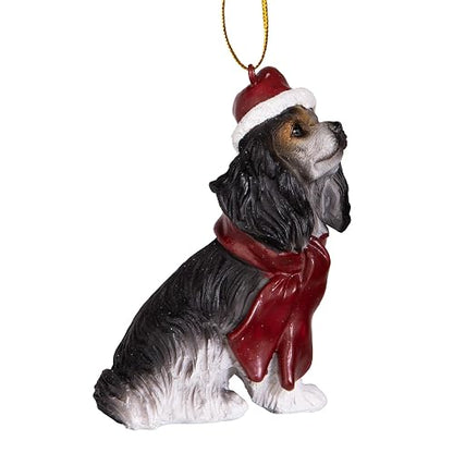 Adornos navideños con diseño de Perros, Charles Cavalier, Color Completo, 1