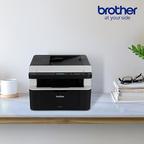 Brother Multifuncional Láser Monocromático DCP-1617NW, Conectividad Wi-Fi | Impresión blanco y negro, con conectividad Wi-Fi, ideal para pequeñas empresas o el hogar