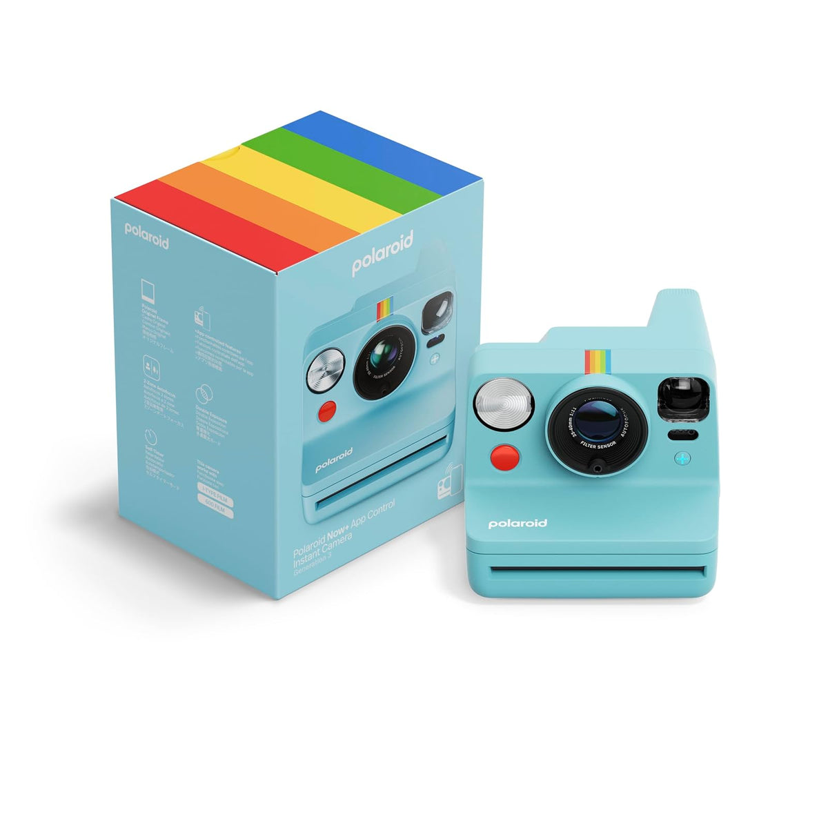 Polaroid Now+ Cámara Instantánea con Bluetooth - Azul - Solo cámara