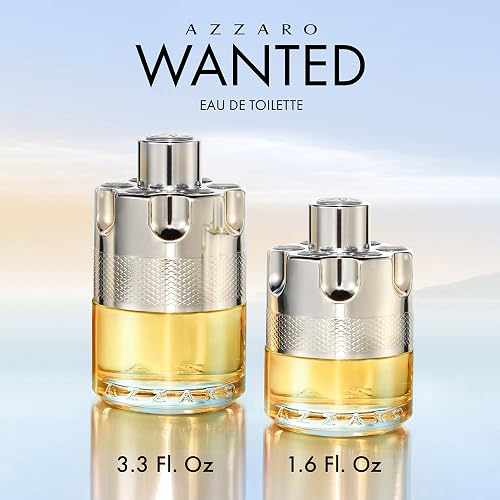 AZZARO, Wanted Eau de Toilette, Fragancia para Hombre, Sensual y Magnética, Aroma Cítrico, Amaderado y Fresco, 100 ML