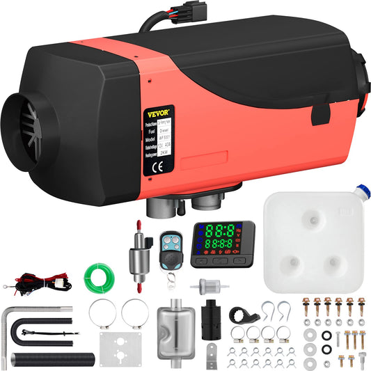 VEVOR Calentador de Aire Diésel 12V 2KW con Silenciador