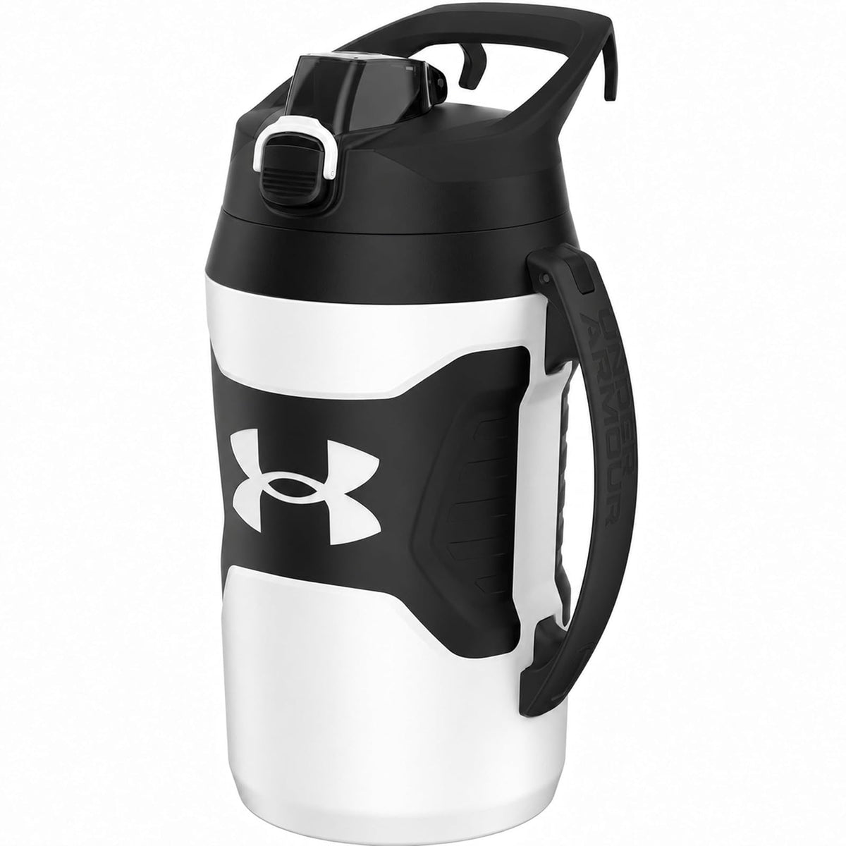 Under Armour Botella de Agua Playmaker Jug 64 oz - Blanco - Negro